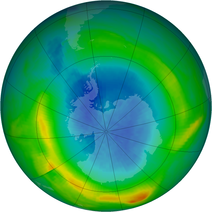 Ozone Map 1980-10-03
